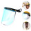 1 Aluminium Helm Accessoire Gesichtsschutz Schutzmaske Bunt 10