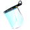 1 Aluminium Helm Accessoire Gesichtsschutz Schutzmaske Bunt 11