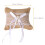 2Pièces Coussin D’alliance Mariage En Lin Dentelle Élégant 2