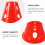 20Pièces Cones D'entraînement Reutilisables Sports 4