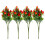 4Pièces Branche Artificielle PVC Décor 5