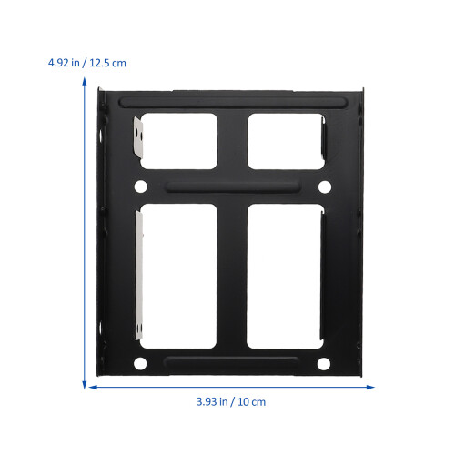 1Ensemble Plateau Support Dur SSD Hdd Noir Pour Montage Interne 1