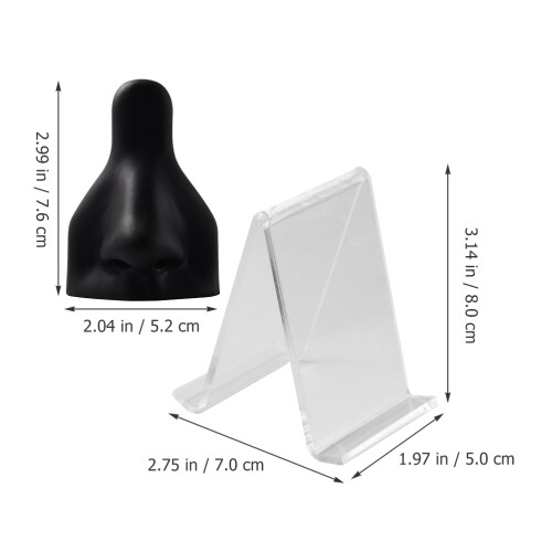 1Ensemble Nez Artificiel Silicone Support 1