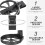 3Pièces Rangement Bouteille Support Gobelets Noir Solide 4
