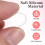 50Pièces Protections Anti-Allergiques Boucles D'oreilles Silicone 4