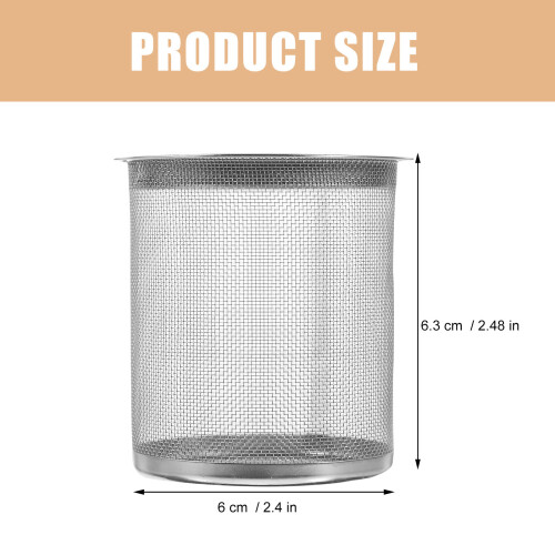 Filtre À Pour Larges Argenté 1