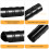 30Pièces Clips De Serrage Noir Pour Tubes Fixation Jardin 5