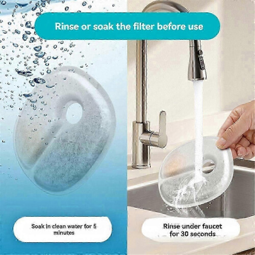 (16PCS) Replacement Filters for Automatic Cat Water Fountains 1