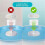 (16PCS) Replacement Filters for Automatic Cat Water Fountains 5