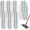 10Pcs Mop Replacement Pads,for O Cedar H2prO Flat Mop System ,Replacment for Vileda H2prO Size Mops 15.94' X 4.33' 1