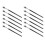 12Pcs Portable Stipple Makeup Brush Set for Blush 1