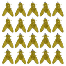 (M,Yellow)20xBionic Fly Fishing Bait,Trout Jigs Swimbaits Dry Flies Bass Fly Fishing Lures