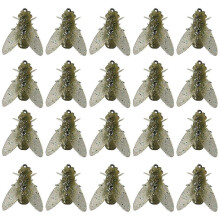(S,Green)20xBionic Fly Fishing Bait,Trout Jigs Swimbaits Dry Flies Bass Fly Fishing Lures