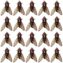 (L,Brown)20xBionic Fly Fishing Bait,Trout Jigs Swimbaits Dry Flies Bass Fly Fishing Lures