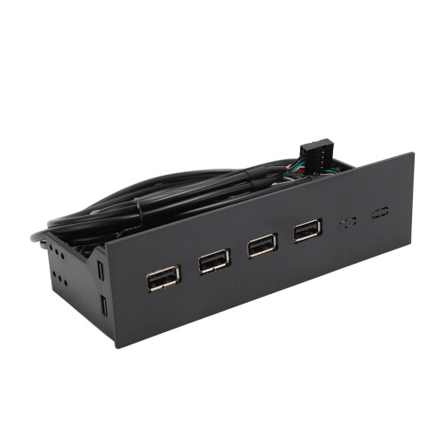 USB Front Panel Hub 5.25in, 4-Port, Plug-and-Play 1