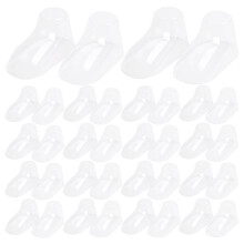 100Stk Transparente Baby Fuß Molds Schuhe Display Halter Aus PVC