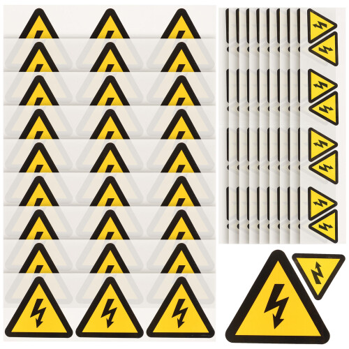 30Pièces Stickers Choc Électrique Autocollants Colorés