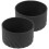 2Pièces Silicone Bouteille Noir Pour Maison 1