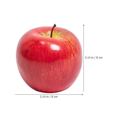 12Pièces Fausses En Mousse Rouge Pour Décor Tables Studios 1