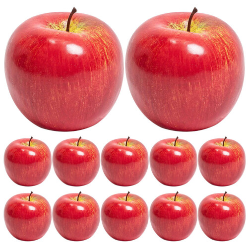 12Pièces Fausses En Mousse Rouge Pour Décor Tables Studios 2