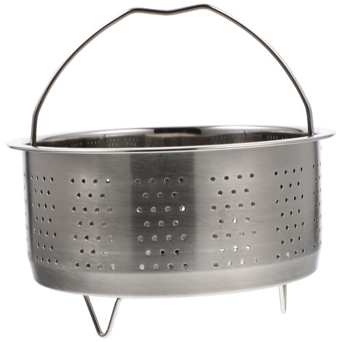 Panier Acier Pour Fruits Argenté