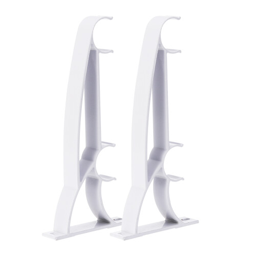 2Pièces Support Double Pour Tringles Usage