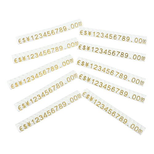 20Pièces Support Prix ABS Pour Bijoux Petits Objets