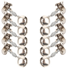 10Pièces Accessoires Métalliques Argentées À Clipser