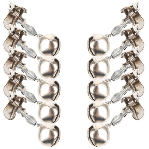 10Pièces Accessoires Métalliques Argentées À Clipser