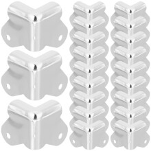 36Pièces Protections D'angles Argenté Pour Enceintes Durables