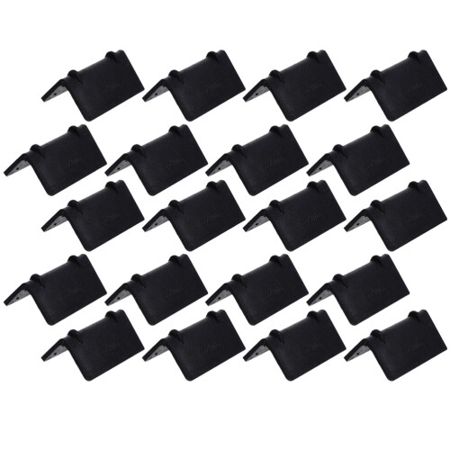 50Pièces Protections D'angles En Noir Pour Meubles Robustes