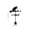 Indicateur Direction Vent Acier Inoxydable Noir Décor Extérieur 2