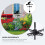 Indicateur Direction Vent Acier Inoxydable Noir Décor Extérieur 4