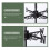 Indicateur Direction Vent Acier Inoxydable Noir Décor Extérieur 5
