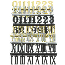 6Pièces Kit Numéros Murale Couleurs Variées