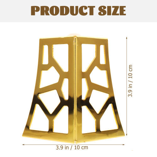 4Pièces Pieds Métal Design Creux Table 1