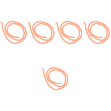 Polymer Clay Jewelry Beads Orange DIY Loose Craft Beads