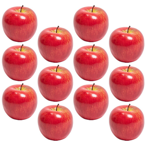 12Pièces Fausses En Mousse Rouge Pour Décor Tables Studios
