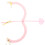 1Ensemble Kit Arc Et Cupidon Rose En Mousse Pour Fête 1