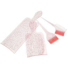 1Ensemble Kit Mèches Brosse Paddle ABS Rose Pour