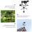 1Ensemble Girouette 3D Vache En Fer Noir Résistant 6