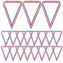 30Pièces Rubans De Cou Pour Médaille Sportifs Multicolores Résistants