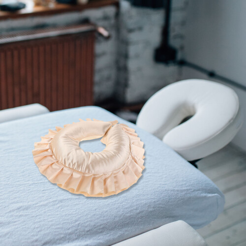 Universal Spa Pillow Beige U Shaped Cooling Massage Table Headrest 2