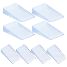 8Pièces Cales PVC Blanches Anti-Usure Pour Tables