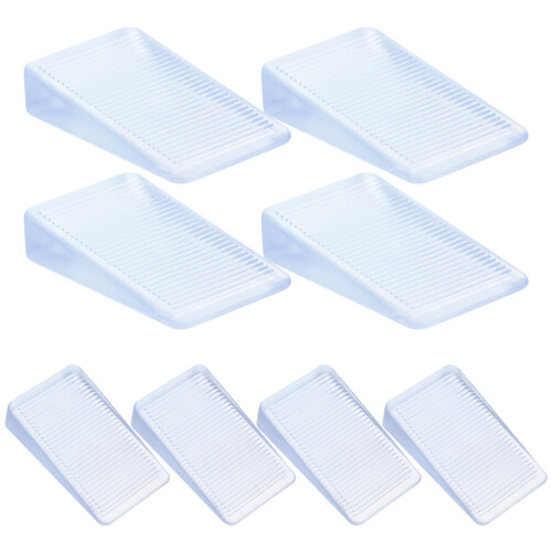 8Pièces Cales PVC Blanches Anti-Usure Pour Tables