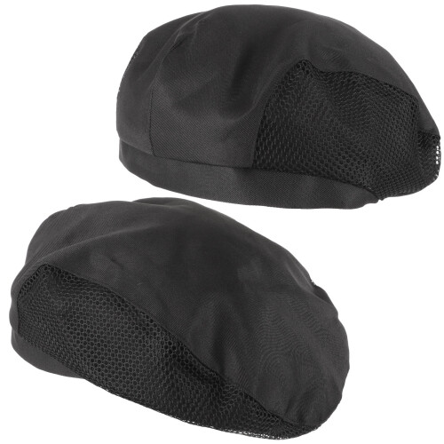 2Pièces Filets À Cheveux Noir Pour Cuisine Chef