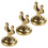 3Pièces Porte Table Métal U Forme Pièces De Décoration 1