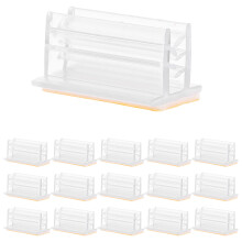 50Pièces Supports Auto-Adhésifs PVC Pour Étiquettes, Mémos Photos