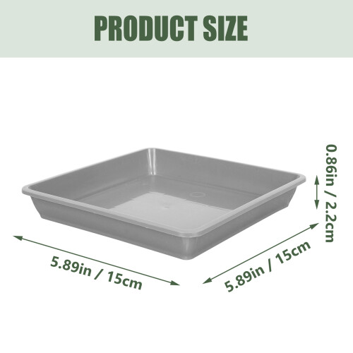 10Pièces Plateaux Étanches En ABS Pour Plantes Bonsai 1