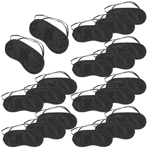 20Pièces Cache-Oeil Jetable Noir Pour Protection Paisible
